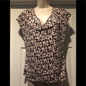 Women’s Short Sleeve Polka Dot Blouse